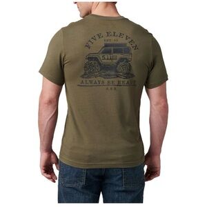 5.11 Tactical Olive Green Off Road Always Be Ready Men's Shirt, XL Extra Large